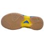 NIVIA New Verdict Badminton Shoes Blue and Yellow lining