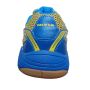 NIVIA New Verdict Badminton Shoes Blue and Yellow lining