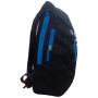 Nivia 686 Casual Backpack Black and Sky Blue