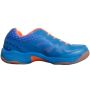NIVIA New Verdict Badminton Shoes Orange and Blue