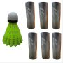 Nivia GX001 Nylon Badminton Shuttlecock Yellow Set of 6