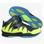 Nivia Heat Basketball Shoe Black and Lime