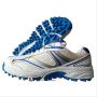 NIVIA Auckland II Stud Cricket Shoes White and Royal Blue