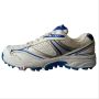 NIVIA Auckland II Stud Cricket Shoes White and Royal Blue