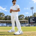 Thrax Rampaze Rubber Cricket Stud Shoes White and Lime