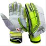 Puma Evo 4 Batting Gloves White and Lime