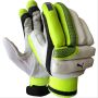 Puma Evo 6 Cricket Batting Gloves White and Lime