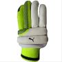 Puma Evo 6 Cricket Batting Gloves White and Lime