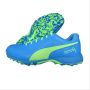 Puma 19 FH Rubber Stud Cricket Shoes Elektro Green Nrgy Blue