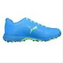 Puma 19 FH Rubber Stud Cricket Shoes Elektro Green Nrgy Blue