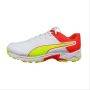 Puma 19.2 Spike Cricket Shoes Red Yellow White