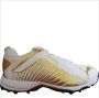 Puma 22 FH Rubber VK White Gold Black Cricket Shoes