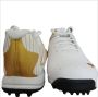 Puma 22 FH Rubber VK White Gold Black Cricket Shoes