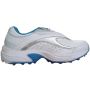 Puma Lithium Rubber stud Cricket Shoes White and blue