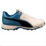 Puma 19 FH Rubber Cricket Shoes White-Blue