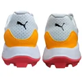 Puma 24 FH Rubber Cricket Shoes White Black-Sun Stream Colour