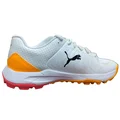Puma 24 FH Rubber Cricket Shoes White Black-Sun Stream Colour