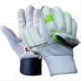 SF College Batting Gloves White Black and Purple