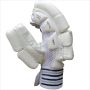 SF Test White Cricket Batting Gloves Standard Size Right Hand