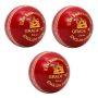 SF Test International Red Cricket Ball 3 Ball Set