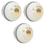 SF Test Special White Cricket Ball 3 Ball Set