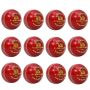 SF County Red Cricket Ball 12 Ball Set