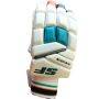 SF Power Bow Batting Gloves White and Red (Mens Size Right-Handed)