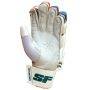 SF Power Bow Batting Gloves White and Red (Mens Size Right-Handed)