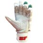 SF Test Lite Cricket Batting Gloves White Green Red (Right Hand Mens Size)