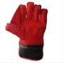 SF College Cricket Wicket Keeping Gloves Red Black