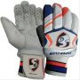 SG Cricket Batting Gloves Super Club White and Blue