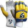 SG Test Coloured Yellow RH Cricket Batting Gloves