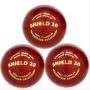 SG Shield 20 Cricket Leather Ball Set of 3
