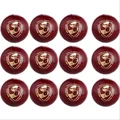 SG Shield 30 Red Cricket Leather Ball Set of 12