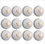 SG Shield 20 White Cricket Leather Ball Set of 12