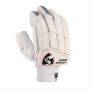 SG Litevate White Cricket Batting Gloves (Mens Size Right-Handed)