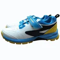 SG Century Pace Cricket Shoes White Blue Yellow