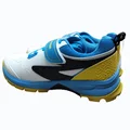 SG Century Pace Cricket Shoes White Blue Yellow
