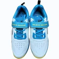 SG Century Pace Cricket Shoes White Blue Yellow