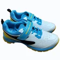 SG Century Pace Cricket Shoes White Blue Yellow