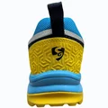 SG Century Pace Cricket Shoes White Blue Yellow