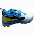SG Century Pace Cricket Shoes White Blue Yellow