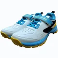 SG Century Pace Cricket Shoes White Blue Yellow