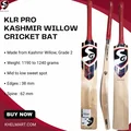 SG KLR Pro Kashmir Willow Cricket Bat 