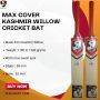 SG Max Cover Kashmir Willow Cricket Bat Standard Size