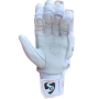 SG RP 17 Cricket Batting Gloves Orange and White (Mens Size Right-Handed)