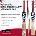 SG RP Spark Kashmir Willow Cricket Bat (Standard Size Short Handle)