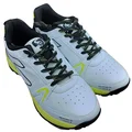 SG Scorer Edge Cricket Shoes White Volt Green