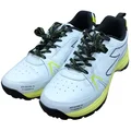 SG Scorer Edge Cricket Shoes White Volt Green