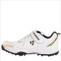 SG Century 5.0 Cricket Shoes White Gold Black